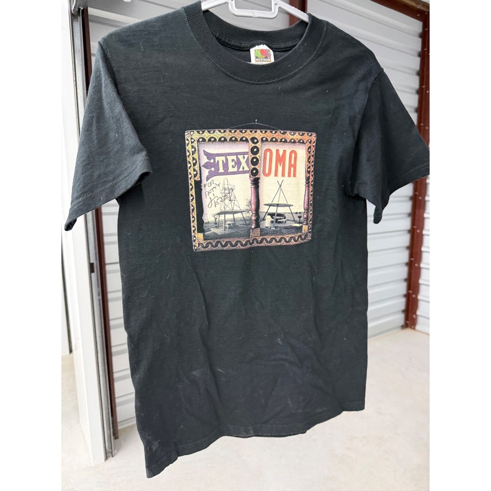 Jimmy LaFave Texoma Album Graphic T-Shirt Fruit of the Loom Black Cotton Small